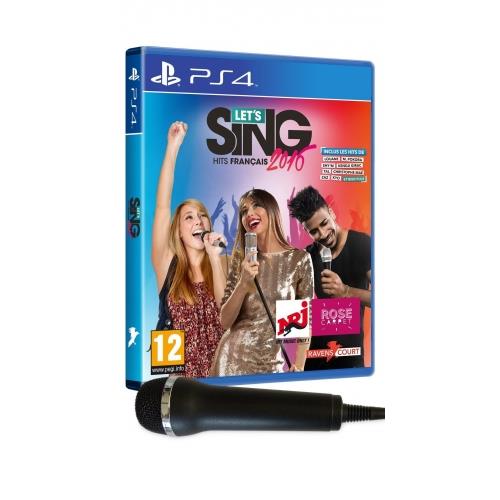 Pack Let's Sing 2016 Hits Français PS4 et 1 Micro État correct - Koch Media reconditionné disponible sur Fnac