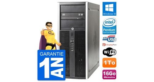 Pc tour hp elite 8300 intel dual-core g630 ram 16go disque 1to windows 10 wifi État correct - N/A reconditionné disponible sur Fnac