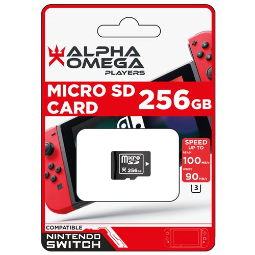 Acheter Carte mémoire Micro SD 256 Go pour Nintendo Switch Alpha Omega Players Noir État correct - 71,99 € Carte mémoire Micro SD 256 Go pour Nintendo Switch Alpha Omega Players Noir État correct - N/A reconditionné disponible sur Fnac
