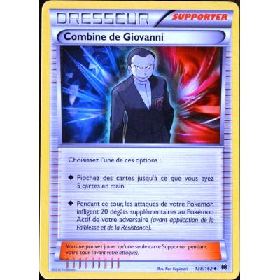 carte Pokémon 138/162 Combine de Giovanni XY - Impulsion Turbo NEUF FR État correct - Pokémon reconditionné disponible sur Fnac