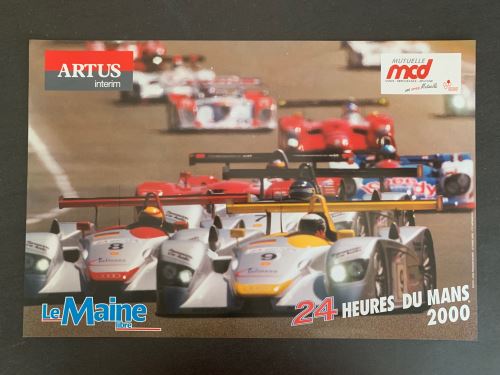 24H du Mans - 2000 - Audi Voiture - AFFICHE État correct - N/A reconditionné disponible sur Fnac