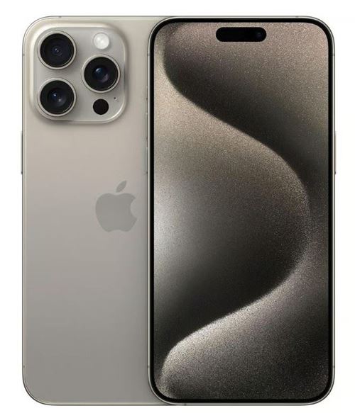 APPLE iPhone 15 Pro Max 6,7"" 1 To Titane Naturel Reconditionné avec Batterie neuve État correct - N/A reconditionné disponible sur Fnac