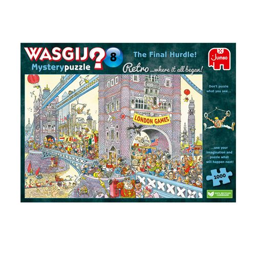 Puzzle 1000 pièces Jumbo Wasgij Obstacle Final État correct - Jumbo reconditionné disponible sur Fnac