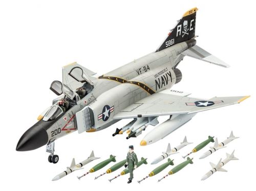 Revell kit modèle F-4J Phantom II 1:72 vert 85 pièces État correct - Revell reconditionné disponible sur Fnac