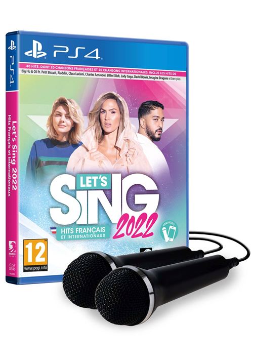 Let’s Sing 2022 avec 2 Microphones PS4 État correct - N/A reconditionné disponible sur Fnac