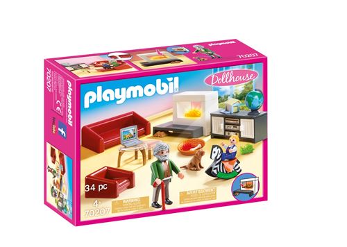 Acheter Playmobil Dollhouse 70207 Salon avec cheminée État correct - 21,47 € Playmobil Dollhouse 70207 Salon avec cheminée État correct - reconditionné disponible sur Fnac