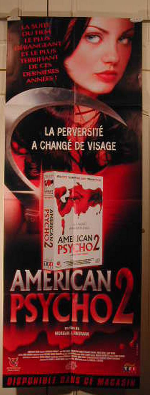 Acheter American Psycho 2 - 57x156 cm - AFFICHE / POSTER État correct - 13,99 € American Psycho 2 - 57x156 cm - AFFICHE / POSTER État correct - N/A reconditionné disponible sur Fnac