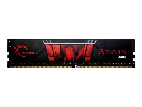 Acheter G.Skill AEGIS - DDR4 - module - 8 Go - DIMM 288 broches - 2400 MHz / PC4-19200 - CL17 - 1.2 V - mémoire sans tampon - non ECC État correct - 119,96 € G.Skill AEGIS - DDR4 - module - 8 Go - DIMM 288 broches - 2400 MHz / PC4-19200 - CL17 - 1.2 V - mémoire sans tampon - non ECC État correct - G.Skill reconditionné disponible sur Fnac