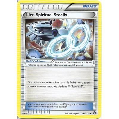 Carte Pokemon - XY11- Offensive vapeur - Lien Spirituel Steelix - Dresseur - 106/114 - Peu Commune - VF État correct - Asmodee reconditionné disponible sur Fnac
