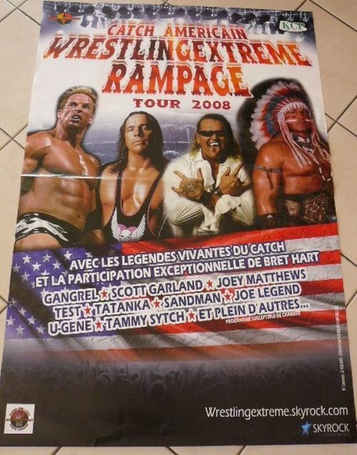 CATCH - wrestling Rampage - 80x120 cm - AFFICHE / POSTER État correct - N/A reconditionné disponible sur Fnac