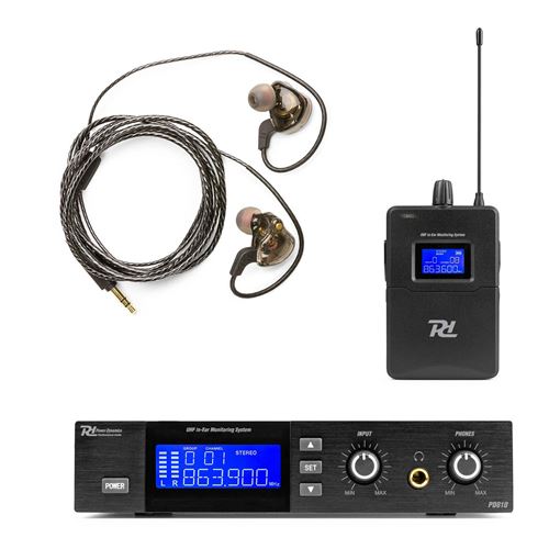 Acheter Power Dynamics PD810 Système In Ear Monitor Sans Fil UHF - Récepteur UHF avec Écouteurs Intra-auriculaire État correct - 190,00 € Power Dynamics PD810 Système In Ear Monitor Sans Fil UHF - Récepteur UHF avec Écouteurs Intra-auriculaire État correct - N/A reconditionné disponible sur Fnac