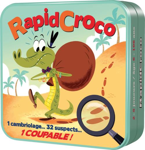 Jeu d'enquête Asmodee Rapidcroco État correct - Asmodee reconditionné disponible sur Fnac
