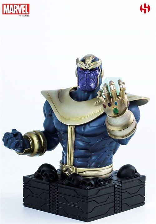 Acheter Sémic- Marvel Buste RESINE Thanos Tirelire, SMB003, Multicouleur État correct - 32,88 € Sémic- Marvel Buste RESINE Thanos Tirelire, SMB003, Multicouleur État correct - N/A reconditionné disponible sur Fnac