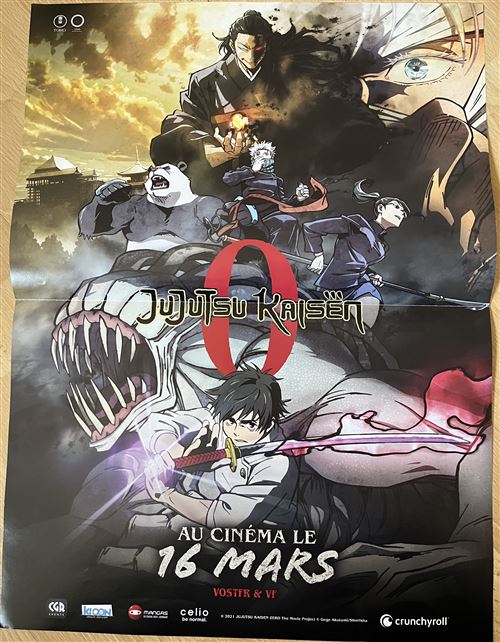 Affiche de Cinéma Originale - Jujutsu Kaisen - 40x60cm État correct - N/A reconditionné disponible sur Fnac