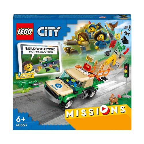 LEGO® City 60353 Missions de sauvetage des animaux sauvages État correct - Lego City reconditionné disponible sur Fnac