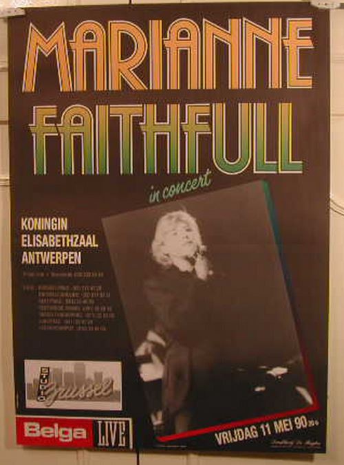 Marriane Faithfull - 68x97 cm - AFFICHE / POSTER État correct - N/A reconditionné disponible sur Fnac