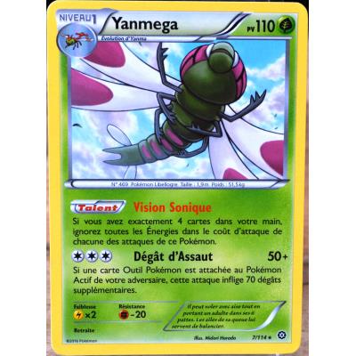 Acheter carte Pokémon 7/114 Yanmega 110 PV État correct - 16,00 € carte Pokémon 7/114 Yanmega 110 PV État correct - Pokémon reconditionné disponible sur Fnac