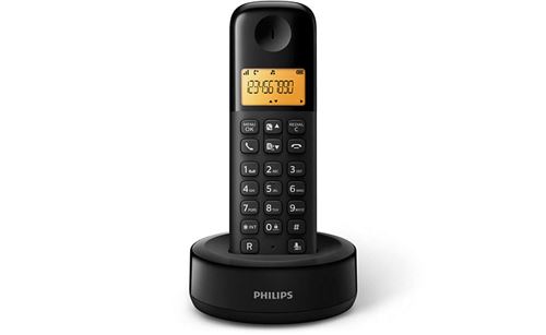 Acheter Téléphone fixe sans fil Philips D1601B Noir État correct - 30,99 € Téléphone fixe sans fil Philips D1601B Noir État correct - Philips reconditionné disponible sur Fnac