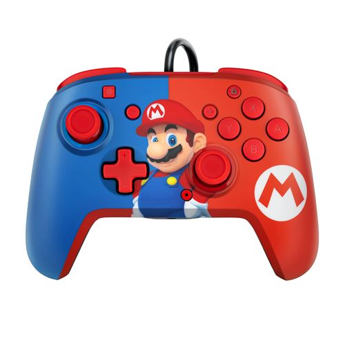 Manette Gaming filaire pour Nintendo Switch Pdp Faceoff Deluxe Mario État correct - N/A reconditionné disponible sur Fnac