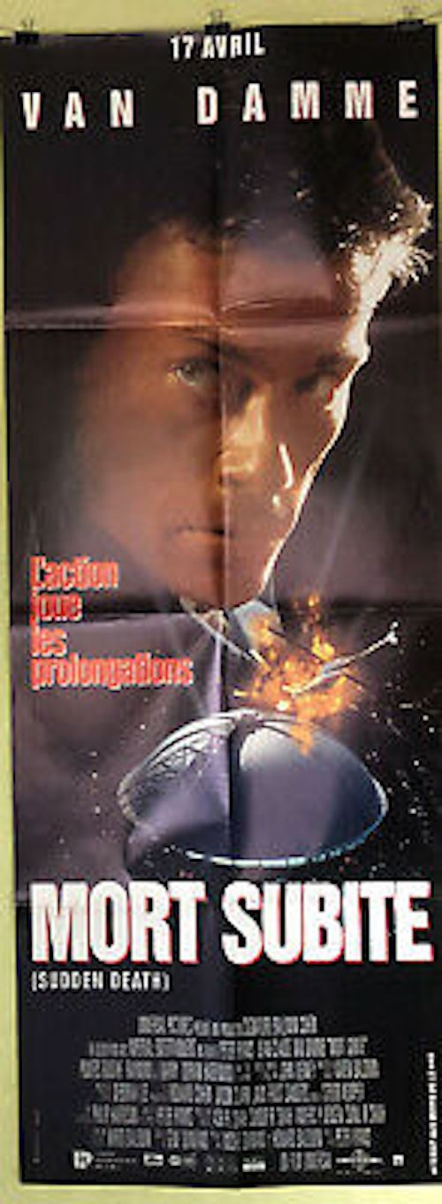 Affiche de Cinéma Originale - Mort Subite - Van Damme - 60x160cm État correct - N/A reconditionné disponible sur Fnac