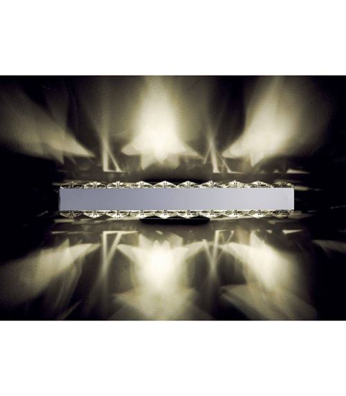 Applique murale Galaxy Horizontal 3W LED 4000K chrome poli/cristal État correct - N/A reconditionné disponible sur Fnac