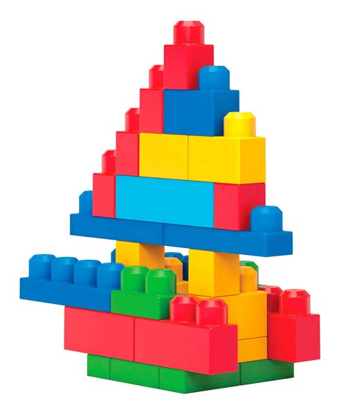 Jeu de construction Fisher Price Mega Bloks First Builders Sac 80 briques Bleu État correct - Mega Brands reconditionné disponible sur Fnac