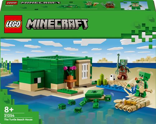 LEGO® Minecraft® 21254 La maison de la plage de la tortue État correct - LEGO Minecraft reconditionné disponible sur Fnac