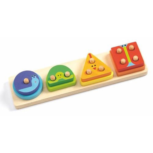 Jeu d'encastrement 1234Basic Djeco État correct - Djeco reconditionné disponible sur Fnac