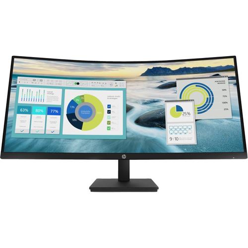 HP P34hc G4 - P-Series - écran LED - incurvé - 34"" - 3440 x 1440 WQHD @ 60 Hz - VA - 250 cd/m² - 3500:1 - 5 ms - HDMI, DisplayPort, USB-C - haut-parleurs - noir État correct - N/A reconditionné disponible sur Fnac
