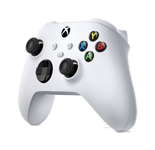 Manette sans fil Microsoft Xbox Blanc pour Xbox et PC État correct - Microsoft reconditionné disponible sur Fnac