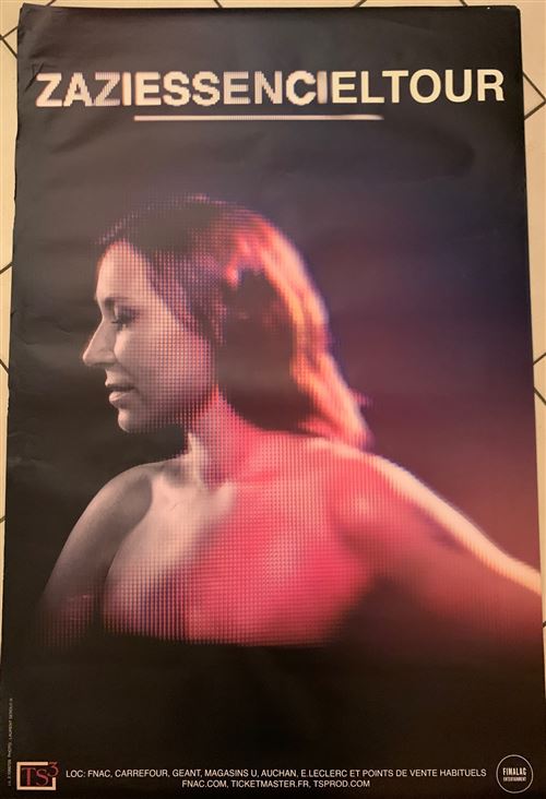 Acheter ZAZIE - Essenciel Tour - 80x120cm - Affiche État correct - 17,99 € ZAZIE - Essenciel Tour - 80x120cm - Affiche État correct - N/A reconditionné disponible sur Fnac