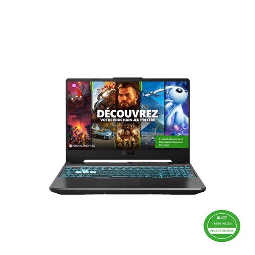 Acheter PC Portable Gaming Asus TUF F15-TUF506LH-HN290W 15,6"" Intel Core i5 8 Go RAM 512 Go SSD Nvidia GTX 1650 Noir + 1 mois d'abonnement Xbox Game Pass État correct - 665,99 € PC Portable Gaming Asus TUF F15-TUF506LH-HN290W 15,6"" Intel Core i5 8 Go RAM 512 Go SSD Nvidia GTX 1650 Noir + 1 mois d'abonnement Xbox Game Pass État correct - Asus reconditionné disponible sur Fnac