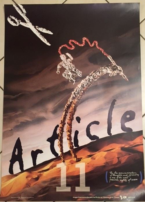 ARTIS 89 Droits de l'Homme et du Citoyen - 60x84 cm - AFFICHE / POSTER État correct - N/A reconditionné disponible sur Fnac