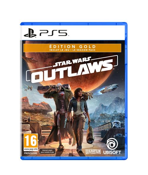 Star Wars Outlaws Edition Gold PS5 État correct - Ubisoft reconditionné disponible sur Fnac
