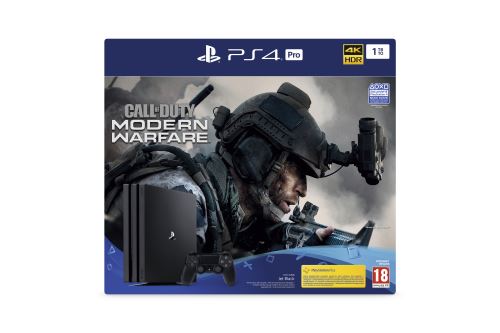Pack Console Sony PS4 Pro 1 To Noir + Call of Duty Modern Warfare État correct - Sony reconditionné disponible sur Fnac