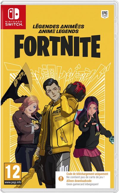 Acheter Code in a Box Fortnite Légendes Animées Nintendo Switch État correct - 135,06 € Code in a Box Fortnite Légendes Animées Nintendo Switch État correct - Just for Games reconditionné disponible sur Fnac