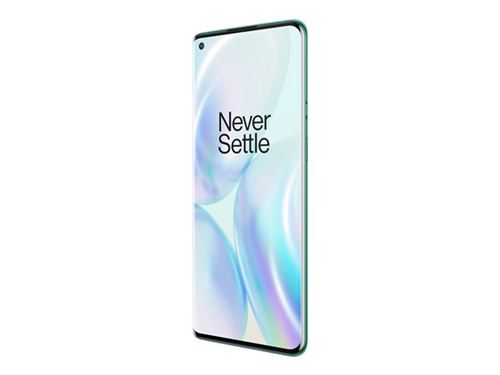 OnePlus 8 Pro - 5G smartphone - double SIM - RAM 12 Go / Mémoire interne 256 Go - écran OEL - 6.78"" - 3168 x 1440 pixels (120 Hz) - 4x caméras arrière 48 MP, 8 MP, 48 MP, 5 MP - front camera 16 MP - vert glacial  - N/A reconditionné disponible sur Fnac