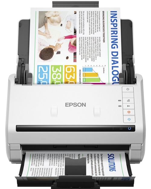 Epson WorkForce DS-530II - Scanner de documents - Recto-verso - 215.9 x 6096 mm - 600 dpi x 600 dpi - jusqu'à 35 ppm (mono) / jusqu'à 35 ppm (couleur) - Chargeur automatique de documents (50 feuilles) - jusqu'à 4000 pages par jour - USB 3.0 État correct - N/A reconditionné disponible sur Fnac