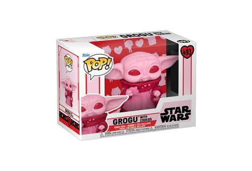Figurine Funko Pop Star Wars Valentines Edition Grogu with cookies État correct - Funko reconditionné disponible sur Fnac