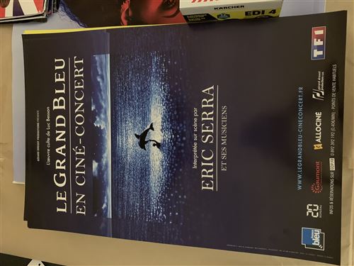 Le Grand Bleu - Eric Serra - 40x60cm - Affiche État correct - N/A reconditionné disponible sur Fnac