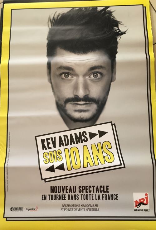 Kev ADAMS - Sois 10 ans - AFFICHE État correct - N/A reconditionné disponible sur Fnac