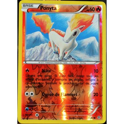 carte Pokémon 14/83 Ponyta 60 PV - REVERSE État correct - Pokémon reconditionné disponible sur Fnac