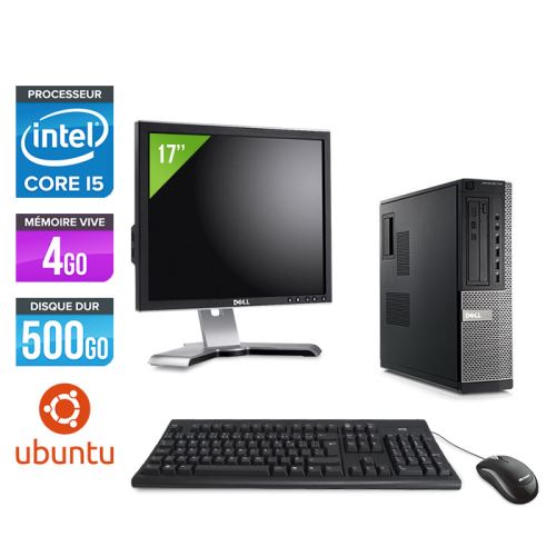 Acheter Pc Dell Optiplex 790 Desktop + Ecran 17'' - Noir - Intel Core i5-2400 / 3,10 GHz - RAM 4Go - HDD 500 Go - DVD - Gigabit Ethernet - Ubuntu / Linux État correct - 299,00 € Pc Dell Optiplex 790 Desktop + Ecran 17'' - Noir - Intel Core i5-2400 / 3,10 GHz - RAM 4Go - HDD 500 Go - DVD - Gigabit Ethernet - Ubuntu / Linux État correct - Dell reconditionné disponible sur Fnac