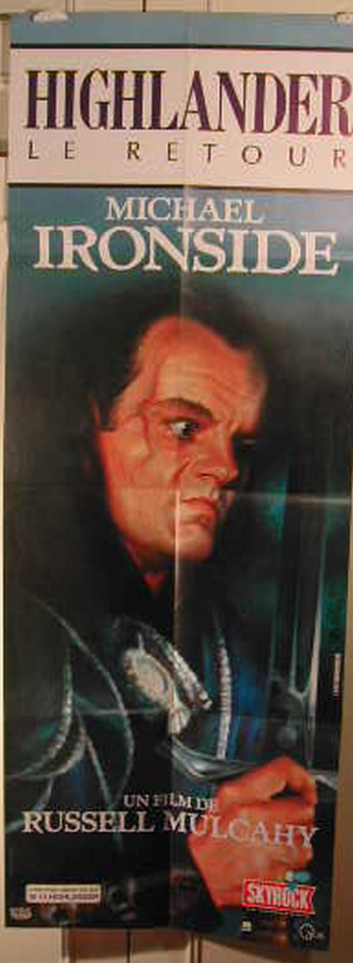 Higlander Le retour - affiche pliée - 60x158 cm - AFFICHE / POSTER État correct - N/A reconditionné disponible sur Fnac