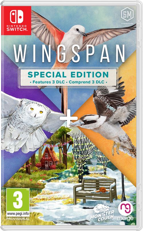 Wingspan Special Edition Nintendo Switch État correct - Just for Games reconditionné disponible sur Fnac