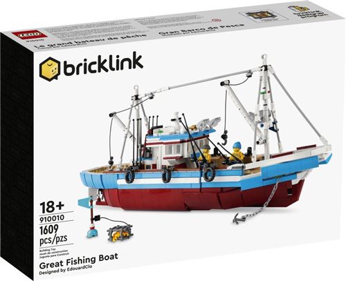 LEGO® Bricklink 910010 Le grand bateau de pêche État correct - N/A reconditionné disponible sur Fnac