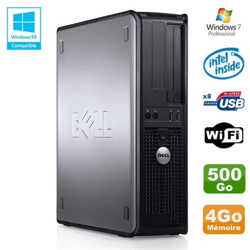 Acheter Pc dell optiplex 780 dt intel e7500 2.93ghz 4go disque 500go wifi win 7 pro État correct - 119,00 € Pc dell optiplex 780 dt intel e7500 2.93ghz 4go disque 500go wifi win 7 pro État correct - Dell reconditionné disponible sur Fnac
