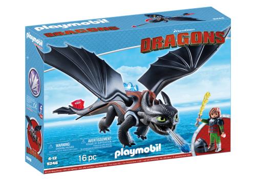 Playmobil - Harold et Krokmou Dragons - 9246 État correct - Playmobil reconditionné disponible sur Fnac