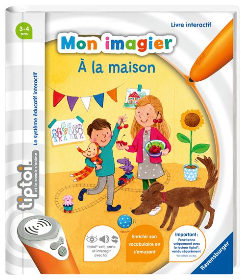 Livre interactif Ravensburger Tiptoi® Mon imagier A la maison État correct - Ravensburger reconditionné disponible sur Fnac