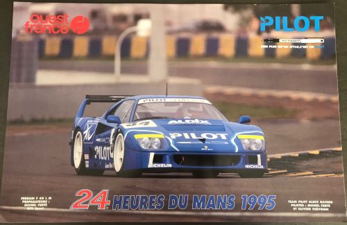 24H du Mans - 1995 - Ferrari F 40 L M - AFFICHE État correct - N/A reconditionné disponible sur Fnac